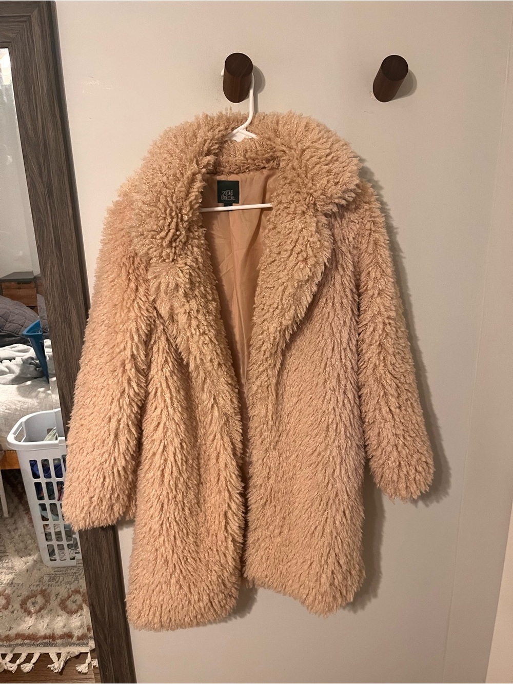 Wild Fable Shag Faux Fur Coat